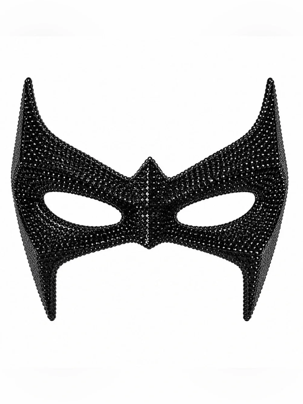 Black Rhinestone BatMan Mask New Halloween Costume Cosplay Movie